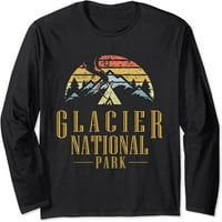 Glacier National Park kamp retro dugih rukava