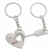 Duhgbne Par sa ključem za ključeve za ključeve za ključeve zaljubljenika Ljubav poklon ključ srca