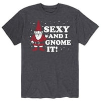 Instant poruka - seksi i ja gnome - mušku grafičku majicu kratkih rukava