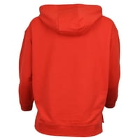Teen Girls Lagana ležerna pulover Duks L & M Logo Dizajn dugih rukava Kapuljača