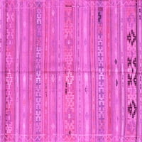 Ahgly Company Indoreni pravokutnik jugozapadne ružičaste zemlje tepihe, 8 '10 '