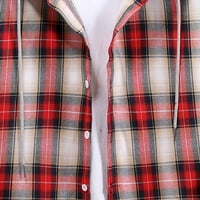 Leey-World Muns majica Muškarci Ležerne prilike na kapuljaču na dugih rukava majica s kapuljačom s kapuljačom,