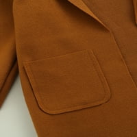 Nokiwiqis Corking Casual kaput, puna boja kardigan dugih rukava sa džepovima