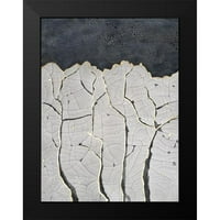 Lam, Vanna Crna modernog uokvirenog muzeja Art Print pod nazivom - Crackled Arbor I