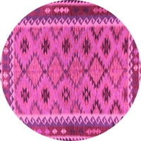 Ahgly Company Zatvorena okrugla jugozapadna ružičasta prostirke na površini, 6 'okrugla