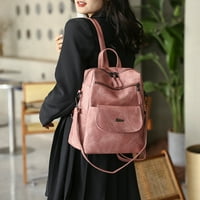 Ležerni mali ruksak torbica za žene Djevojke lagane turističke torbe - ružičasta