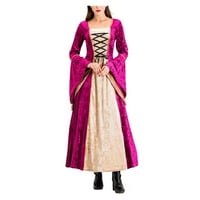 Ženska modna čvrsta vintage retro shouit irska kostim rukava haljina rukava Hot6SL4486002