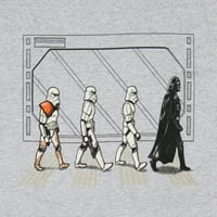 Star Wars Muški Darth Vader i Troopers Abbey Road Crosswalk majica, M