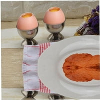 Šalice od nehrđajućeg čelika Postavite ladicu za jaja za tvrdo i meke kuhane držači za kuhanje Kuhinjski