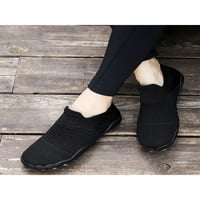 Woobling ženske muške cipele za cipele na aqua čarapima bosonože cipele s bosima za vježbanje čarape za vježbanje Brzo sušenje casual crna 9