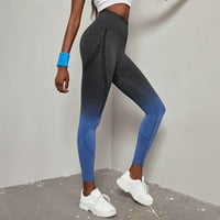Radne pantalone za žene Modni ženski joga gamaše fitness trčanje teretana dame sportske pantalone plave