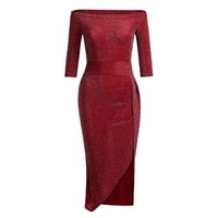 Phonesoap Dame Temperament Jedna od suknja od olovke za olovke Vruća haljina haljina suknja crvena m
