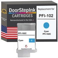 DoorstePink obnovljen u kasetu za mastilo u SAD-u za Canon PFI- 130ml Cyan