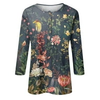 Fragarn rukave za rukave Žene Ležerne prilike ljetni vrhovi Trendi Dressy Bluzes Jesen Modni slatki