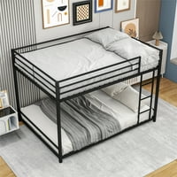 Metalni krevet na katpuni preko pune, teške dužnog prostora uštede u krevetu sa krevetom sa ljestvicama