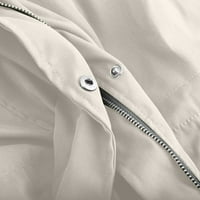 Kaputi za žene Dame Fashion Revel Solid Cardigan TOP džepni gumb Deckor Dugi rukav kapuljač bez rukava
