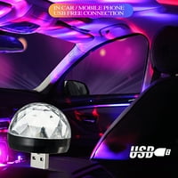 Mnjin USB scenski lagani akrilni visokokvalitetni automobil KTV RGBW Light Multicolor