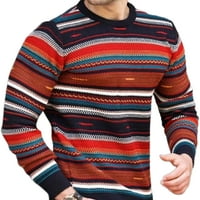 Glookwis muške majice pletiva za džunčanje vrhunske dugih rukava dugim rukavima Rad pleteni traped pulover