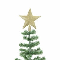 Božićno stablo Topper Gold Star Decoration Xmas Top Ornament sjajni ukras