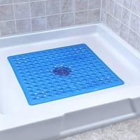 Podna mat 53x Neklizat kat kvadratni nožni jastučić za kupatilo vrata za tuširanje podne jastučiće za kupaonicu Blue