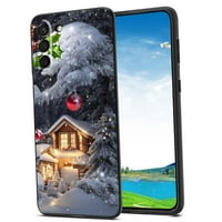 Kompatibilan sa Samsung Galaxy S22 + Plus Telefonska futrola, Božić-Case Silikon zaštitni za teen Girl