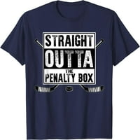 Poklon hokeja na ledu ravno izlazi iz majice penalty bo košulja