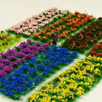 Ana samoljepljiva statička travna trava mješovite cvijeće divljeg cvijeća minijaturni krajolik