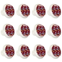 Ownta gumb sa vijcima set za kuhinjske ormare za crteže komoda povlače ručke za kućno dekor punchy pastel