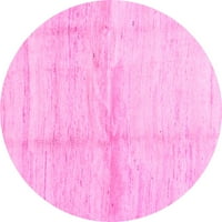 Ahgly Company u zatvorenom okruglom krute ružičaste moderne prostirke, 4 '