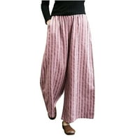 Olyvenn ponude Ženske hlače pune dužine hlače za žene Ležerne prilike za lageni posteljina iz kategorije