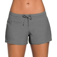 Ženske kratke hlače Srednja diza Kratke hlače za plažu Brzi suhi ležerni prozračni ljetni punje sa džepovima
