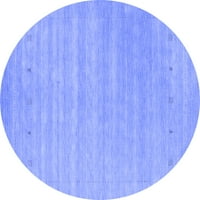 Ahgly Company u zatvorenom okruglima sažetak Plavi prostirke savremene površine, 8 'krug