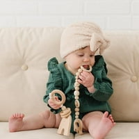 Pikadingnis Baby Turban Soft Newborn Turbans Fashion Slatka luk čvorova glava zamotaj ljupke bolnice