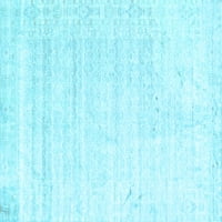 Ahgly Company u zatvorenom pravokutniku Čvrsto svijetlo plava modernih prostirki, 4 '6'