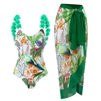 OcivieR ženske plivačke kupaće kostimi za plivanje ptica + prikrivanje dva vintage kupaći kupaći kostim