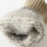 Rukavice za žene Zimske ekrane tople pletene rukavice Elastične zimske muškarce Slavne rukavice