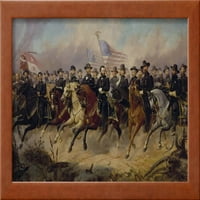 Slikanje ulysses s Grant i njegovi generali od Ole Peter Hansen Bally, uramljena umjetnost Print Wall