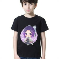 Čisto pamučna dječja majica Anime Demon Slayer Štamparija Kids Kratki rukav, majica pokloni za djecu,