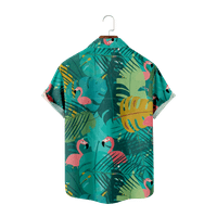 Flamingos Green Leaf Hawaii Beach Boys Košulje Tanke tkanine The Baby Thirts Summer Children Dečija