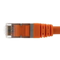 Navepoint Ethernet Patch kabel Cat6a, S FTP, 26AWG, Ft, Pack, Narančasta
