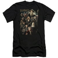 Hobbit - Somber kompanija - Premium Slim Fit Majica kratka rukava - mala
