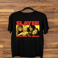 Slayer Band moli se sotoninim muškarcima Majica Crne kratke rukave Sve veličine S-4XL