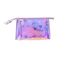 Yinguo holografska torba za šminku šminka torbica vodootporna kozmetička toaletna putovanja