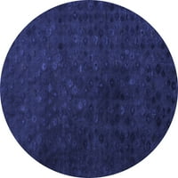 AHGLY COMPANY Stroj koji se prati u zatvorenom okruglom okrugle apstraktne plave moderne prostirke,