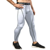 REJLUN MENS kompresijske hlače Čvrste tajice u boji Brzi suhi osnovni sloj Atletski tajica Aktivni fitness