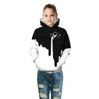 Dječja odjeća Dječačka odjeća Teen Kids Boy Girl 3D Print Crtani pulover Dukseri sa džepom dupeta