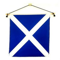 Škotska Cross 12 X18 poliesterski zidni baner zastava, škotska zidna ili školska zastava montirana na