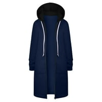 CARDIGAN jaknu za uklanjanje jakne za žene učvršćena i zima i zimski patentni patentni patentni rukav