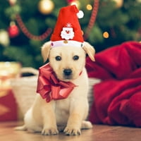 Njspdjh zadebljana božićna kapa obučena odmora Nova godina Svečana zabava Dekor Božić santa poklon baršun netkana za djecu odrasli