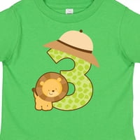 Inktastični safari 3. rođendan godina stari poklon mališani majica ili majica mališana